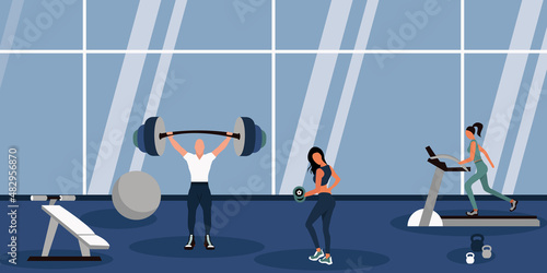 Gym. Workout. Sport. Fitness