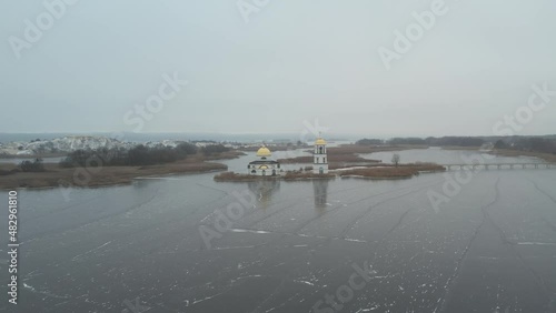 Church in the middle of the river