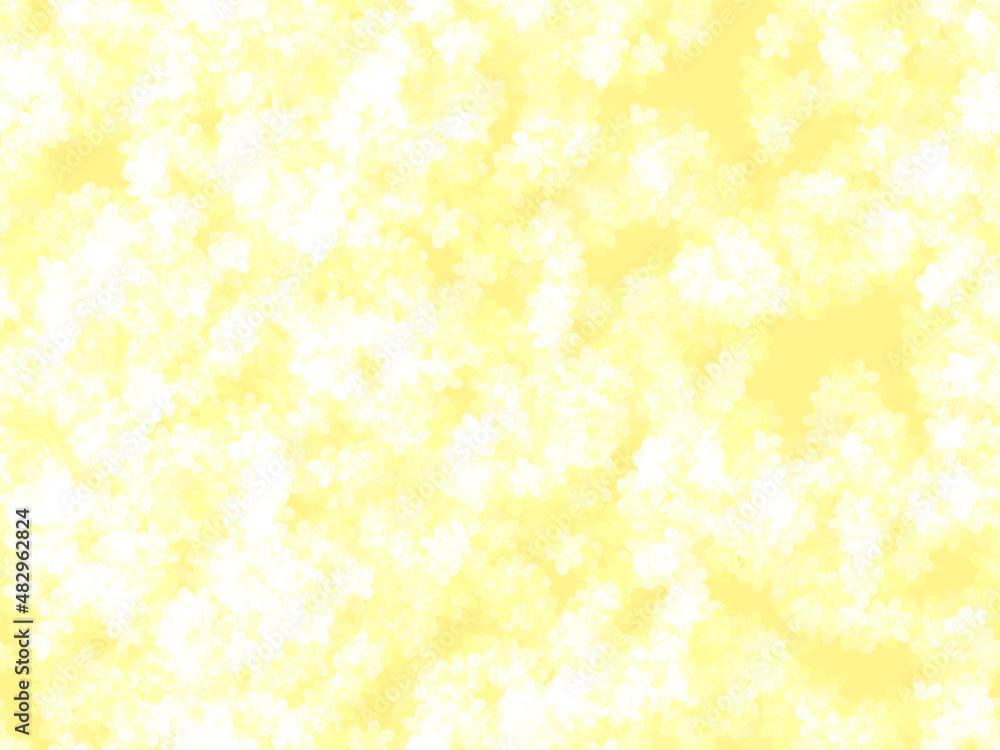 黄色い花のシームレス壁紙 テクスチャ Stock Illustration Adobe Stock