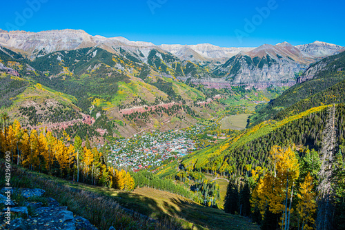 Telluride, Colorado in the Valley photo