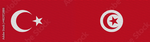 Tunisia and Turkey Turkish Fabric Texture Flag – 3D Illustration Free Download Tunisia and Turkey Turkish Fabric Texture Flag – 3D Illustration - GFXLoad