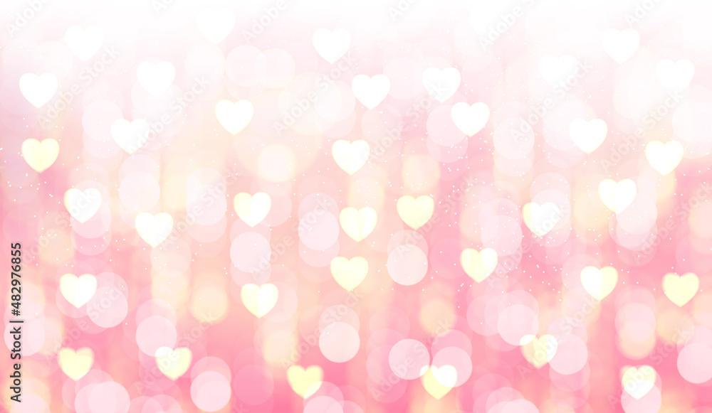 Valentine background with hearts light pink background for happy valentines day. vector design