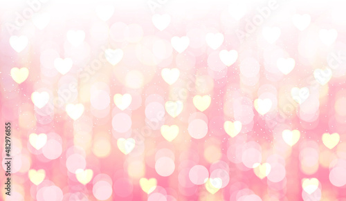 Valentine background with hearts light pink background for happy valentines day. vector design