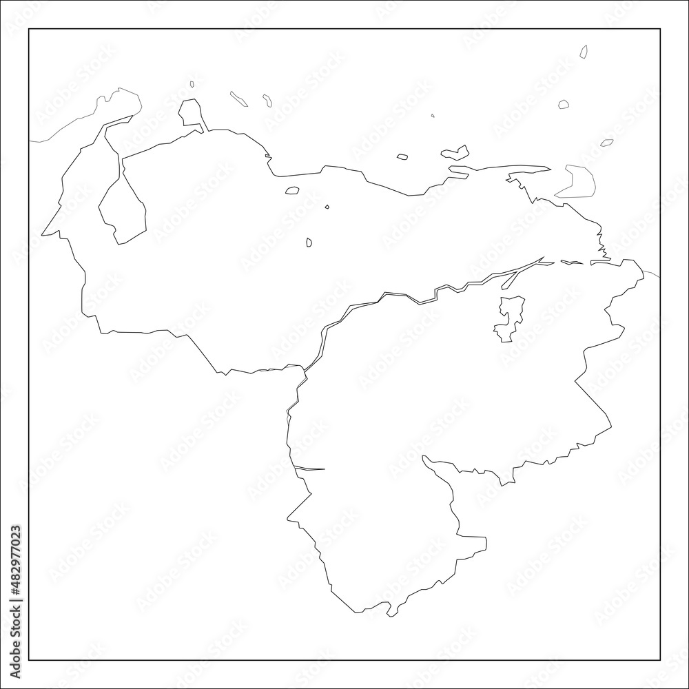 ベネズエラの地図です。