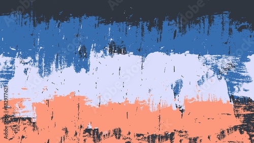 Abstract Colorful Wall Grunge Paint Texture Background Design