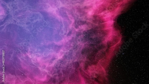 nebula gas cloud in deep outer space  