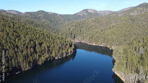 Konstfotografi Squaw Lake Southern Oregon