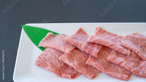 日本産の牛肉｜肩ロース肉