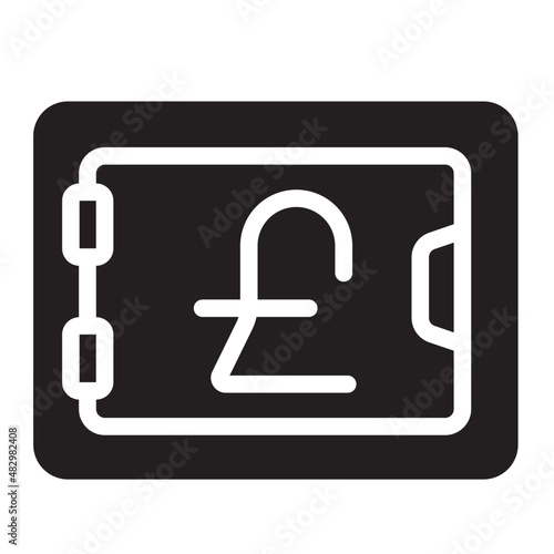 safebox glyph icon