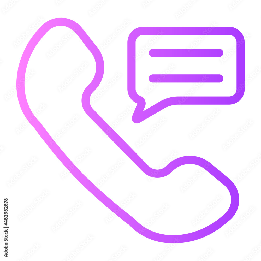 phone call gradient icon phone call gradient icon