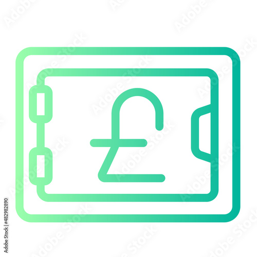 safebox gradient icon