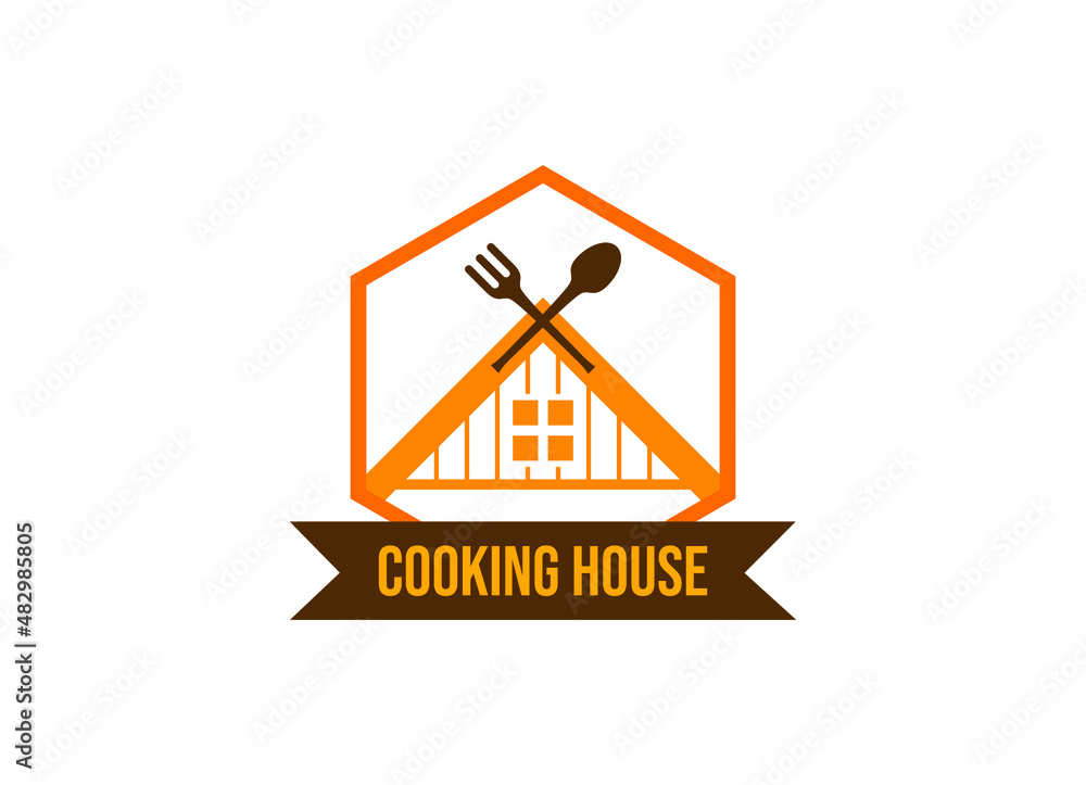 cooking house logo vector and business cooking house logo vector and business