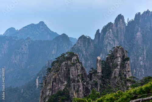 Huangshan Scenic Spot in Anhui Province, China