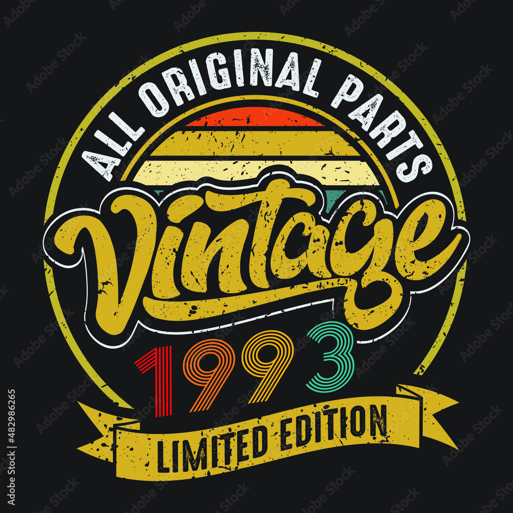 Vintage 1993 all original parts limited edition retro birthday ...