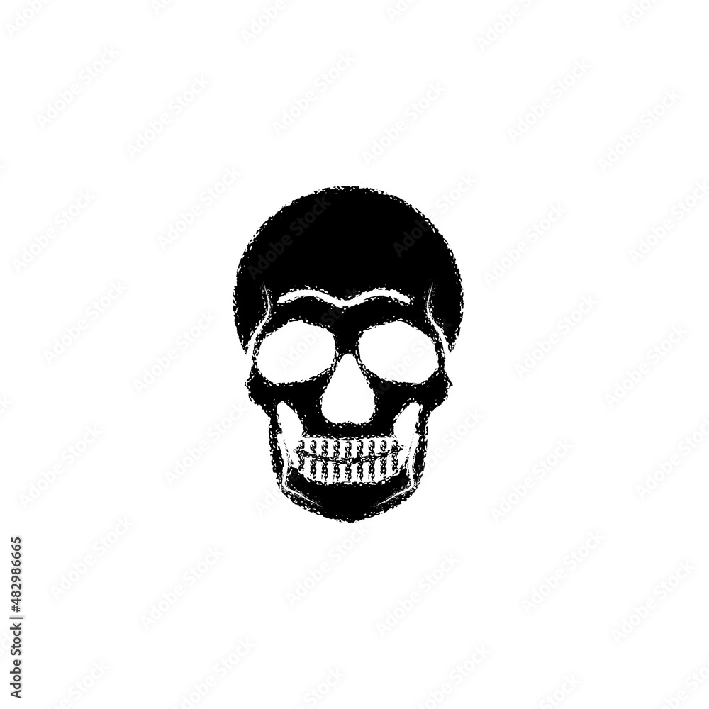 Obraz premium skull icon vector design templates