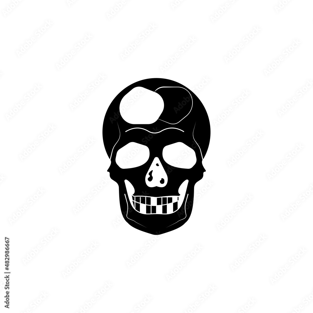 skull icon vector design templates