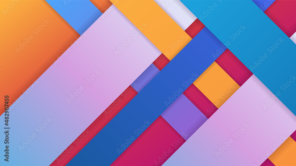 Modern dynamic stripes colorful abstract geometric design background for business, card, presentation, brochure, banner, and wallpaper Modern dynamic stripes colorful abstract geometric design background for business, card, presentation, brochure, banner, and wallpaper