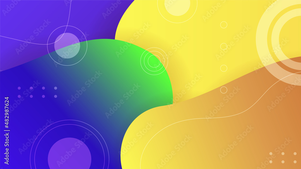 dynamic shape colorful abstract geometric design background
