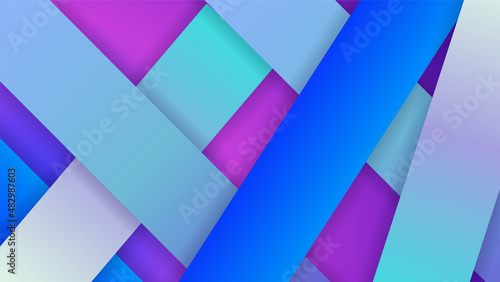 dynamic shape purple blue colorful abstract geometric design background