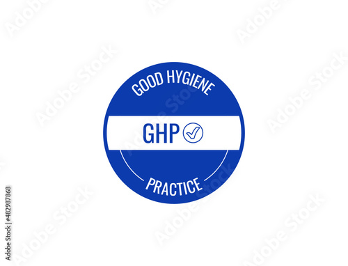 Good hygiene practice ghp icon vector illustration 