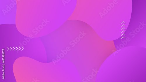 Modern purple orange yellow dynamic stripes colorful abstract geometric design background for business, card, presentation, brochure, banner, and wallpaper © SyahCreation
