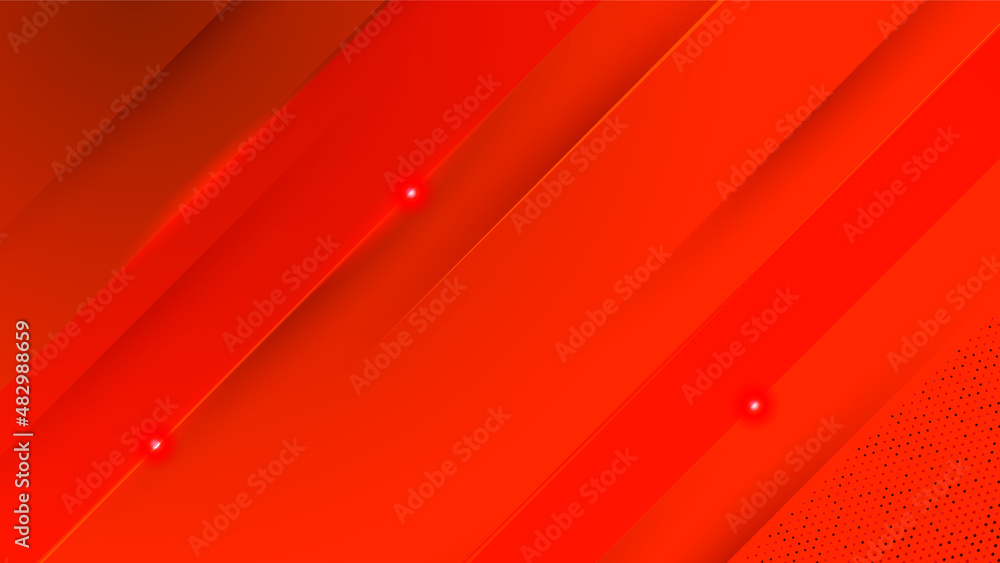 Fototapeta premium gradient shape red colorful abstract geometri design background