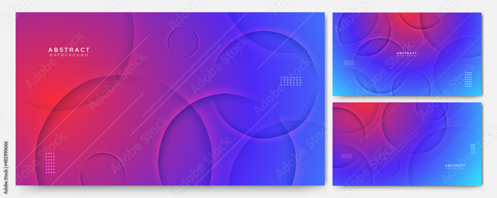 Set of abstract modern trendy minimal colorful background. Dynamic shapes composition with modern hipster futuristic graphic. Vector abstract background texture design, bright poster, banner Set of abstract modern trendy minimal colorful background. Dynamic shapes composition with modern hipster futuristic graphic. Vector abstract background texture design, bright poster, banner