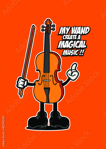 VIOLIN CARTOON
