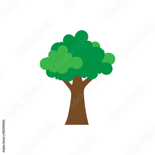 Tree icon design template vector isolated