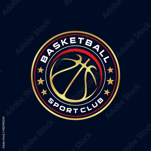 Basketball logo vector design template