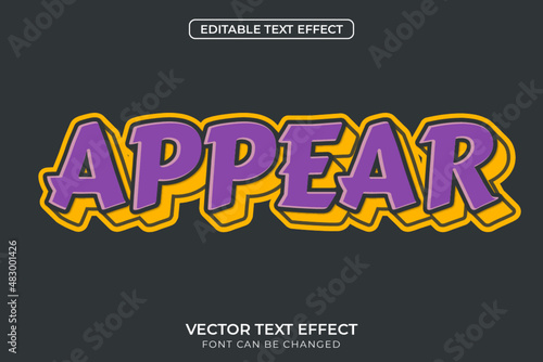 Appear Text Effect