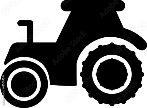 tractor for farming vector illustrator ico..eps