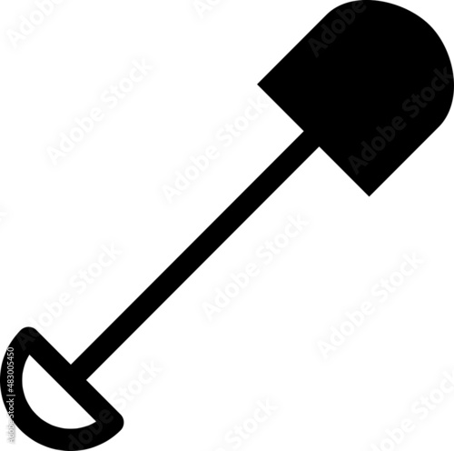 Agriculture, farming, garden, gardening, shovel, tool icon.eps