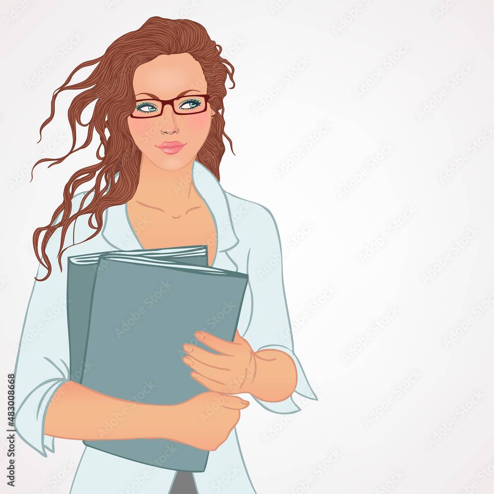Human resources. Hiring manager is choosing the employee. Vector illustration. Human resources. Hiring manager is choosing the employee. Vector illustration.