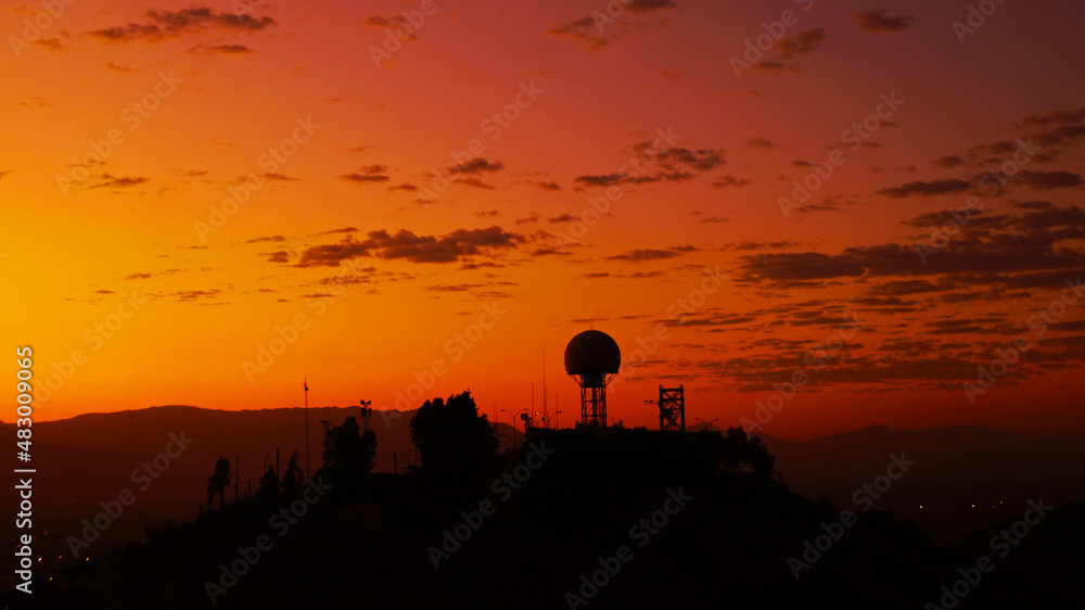 Fototapeta premium Antena cúpula del cerro 
