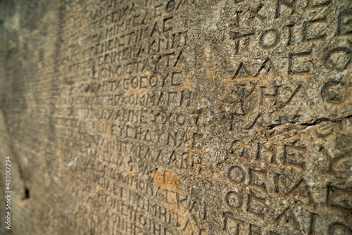Memorial inscriptions, shadow of man