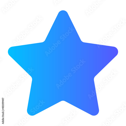 star rating gradient icon