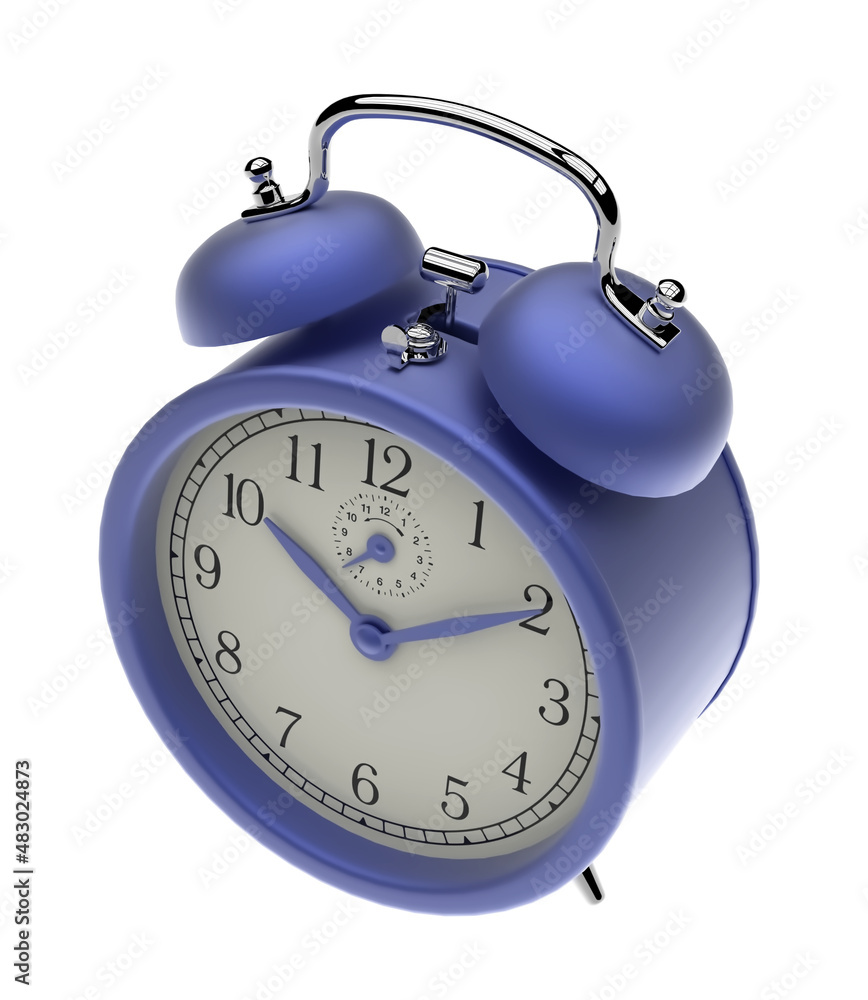 alarm clock isolated 3d illustration alarm clock isolated 3d illustration
