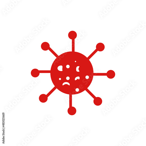 Coronavirus icon. Vectors related to infectious diseases.