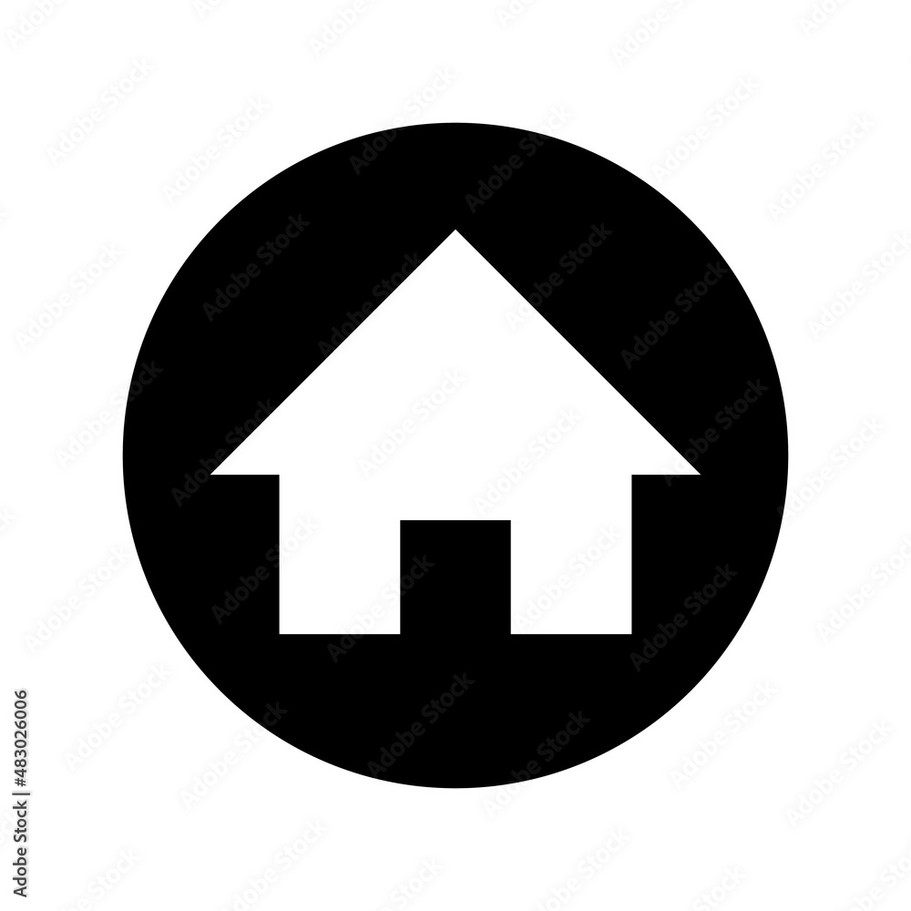 Home button icon. Housing and real estate. Vector. Home button icon. Housing and real estate. Vector.