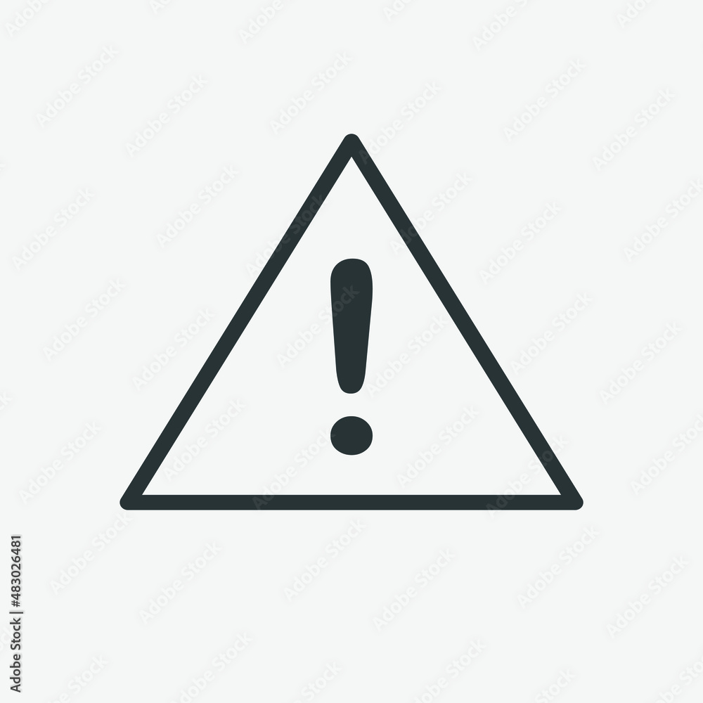 Warning, exclamation, caution icon vector. attention, danger symbol. Warning, exclamation, caution icon vector. attention, danger symbol.