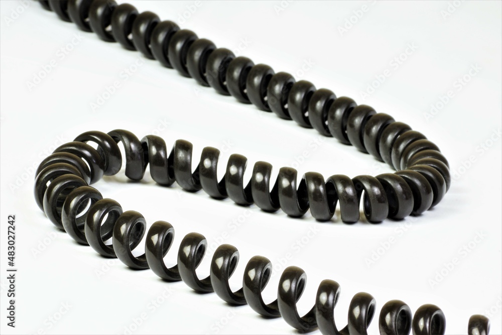A wire for connecting a landline phone. It is used inside residential and office premises. A wire for connecting a landline phone. It is used inside residential and office premises.