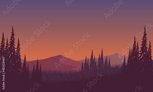 .Vector illustration of a city