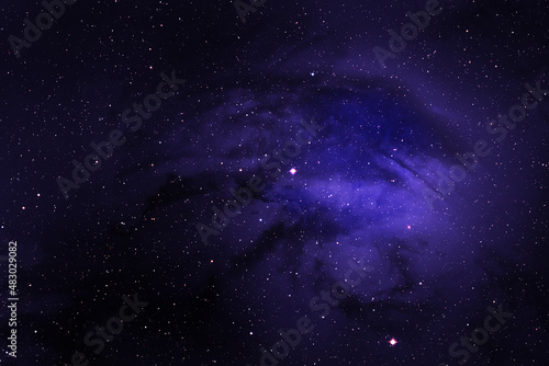 Fototapeta Naklejka Na Ścianę i Meble -  Space background with realistic nebula and shining stars. Colorful cosmos with stardust and milky way. Magic color galaxy. Infinite universe and starry night.