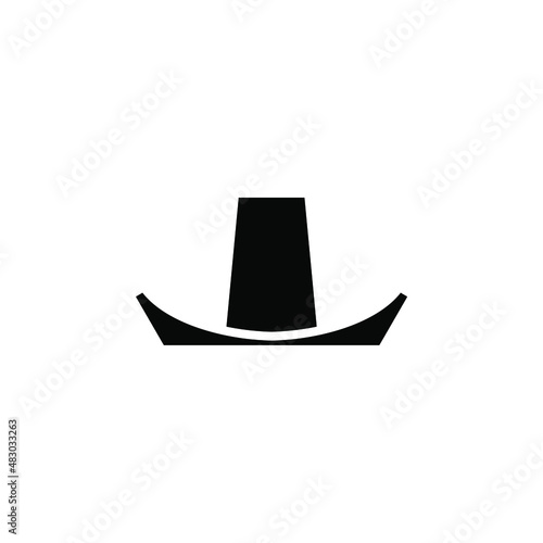 Hat, Accessory, Fashion Solid Icon Vector Illustration Logo Template. Suitable For Many Purposes.
