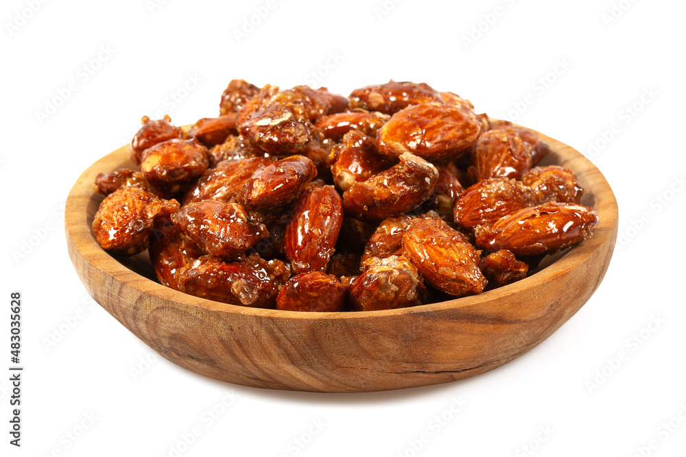 sugared almonds isolated on white background sugared almonds isolated on white background