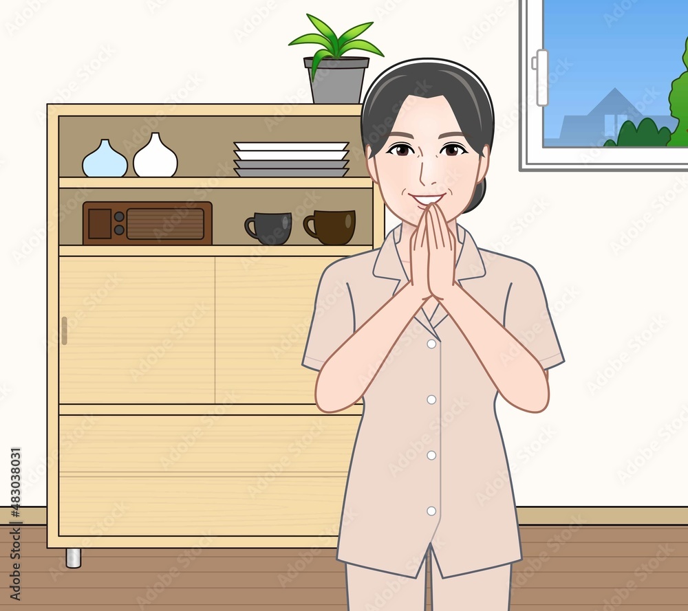 インテリアと女性 インテリアと女性