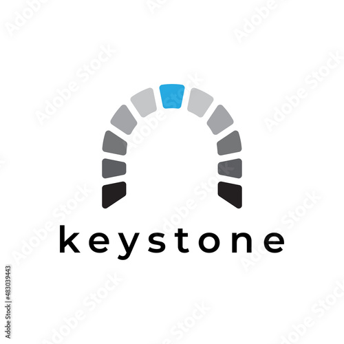 simple and unique keystone logo design