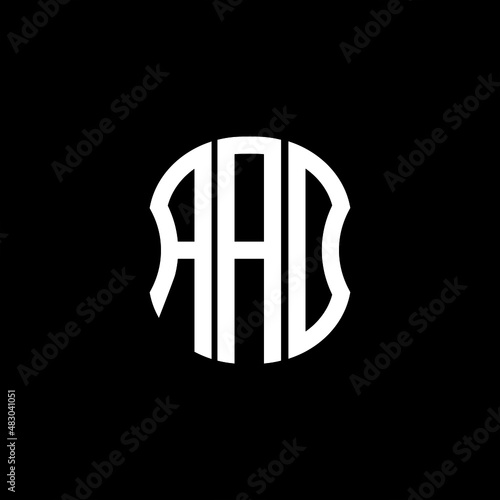 Canvastavla AAD letter logo creative design. AAD unique design