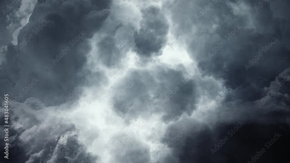 4K Flying above large storm clouds 4K Flying above large storm clouds